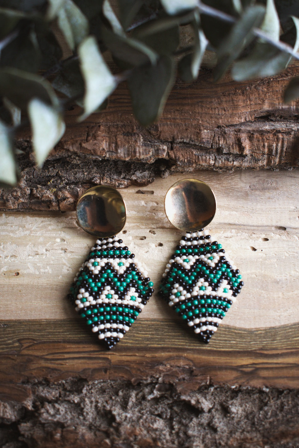 Diamante ✻ Misak Beaded Earrings