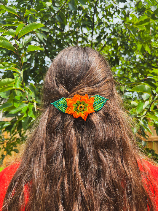 Flor Barrette ✻ Embera Beaded Hair Barrettes