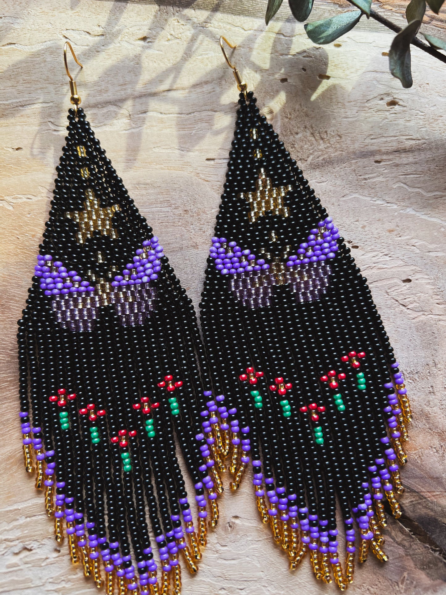 Mari Morada ✻ Misak Beaded Earrings