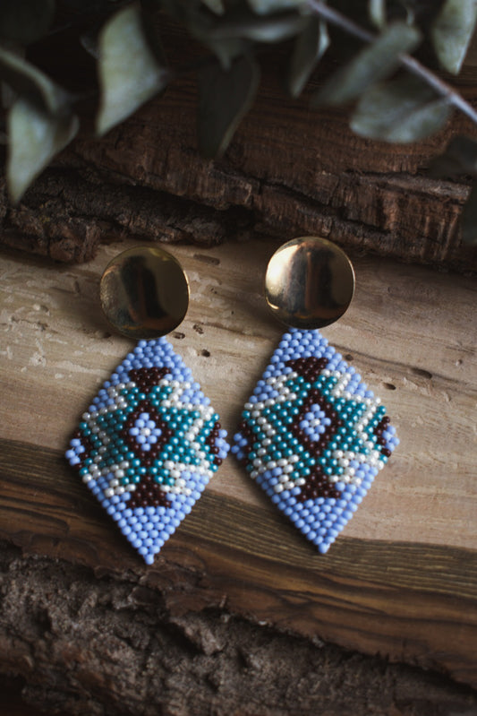 Diamante ✻ Misak Beaded Earrings