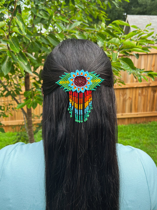 Flor Barrette ✻ Embera Beaded Hair Barrettes