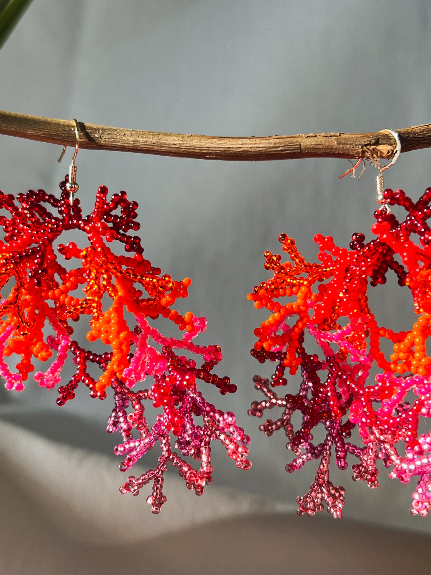 Corals ✻ Inga Beaded Earrings