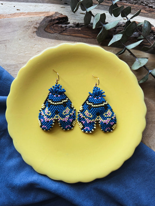 Lily Moth ✻ Embera Beaded Earrings
