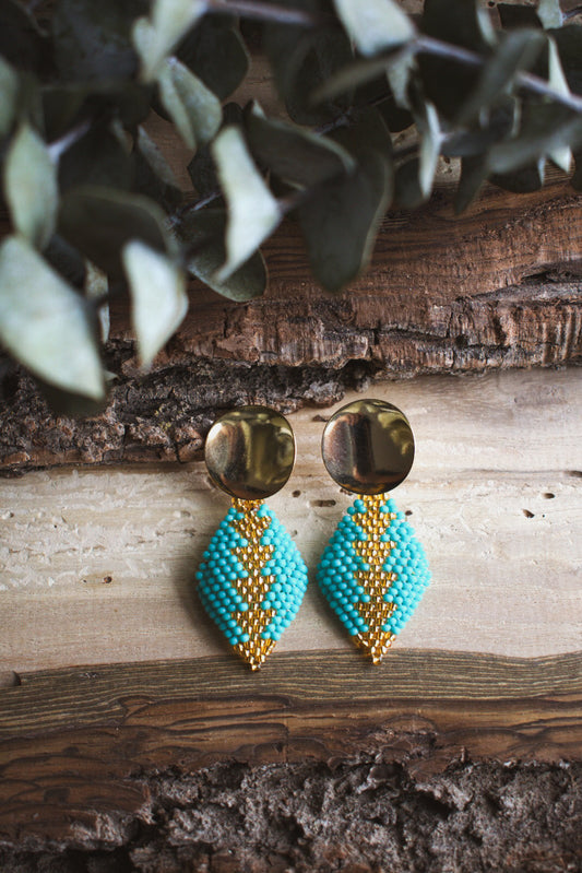 Diamante ✻ Misak Beaded Earrings