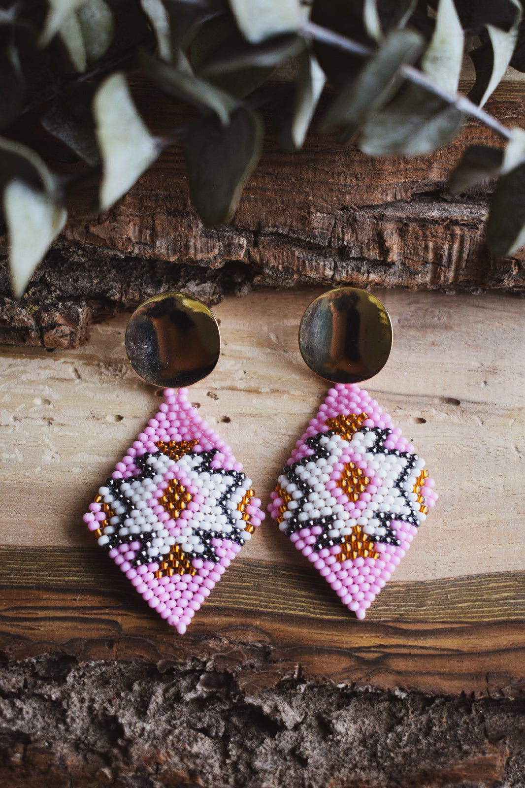 Diamante ✻ Misak Beaded Earrings