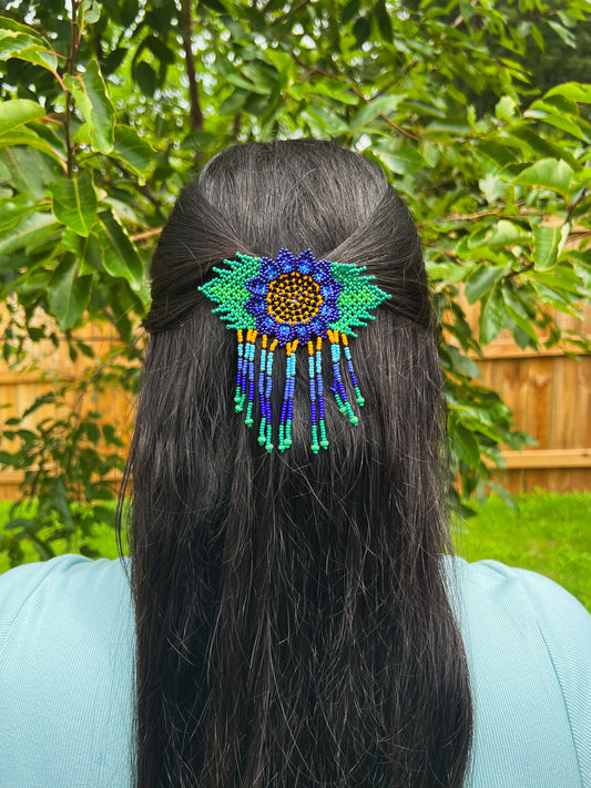 Flor Barrette ✻ Embera Beaded Hair Barrettes