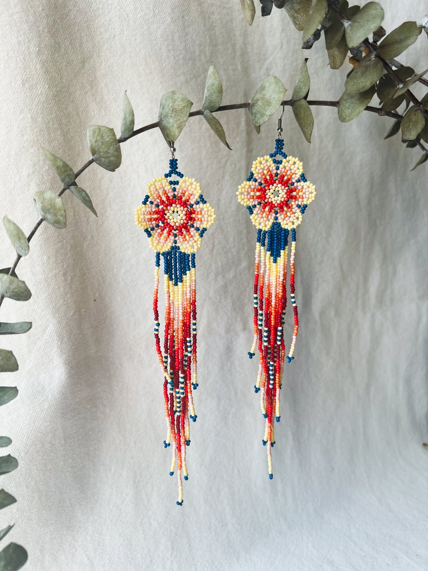 Larguitas ✻ Embera Beaded Earrings