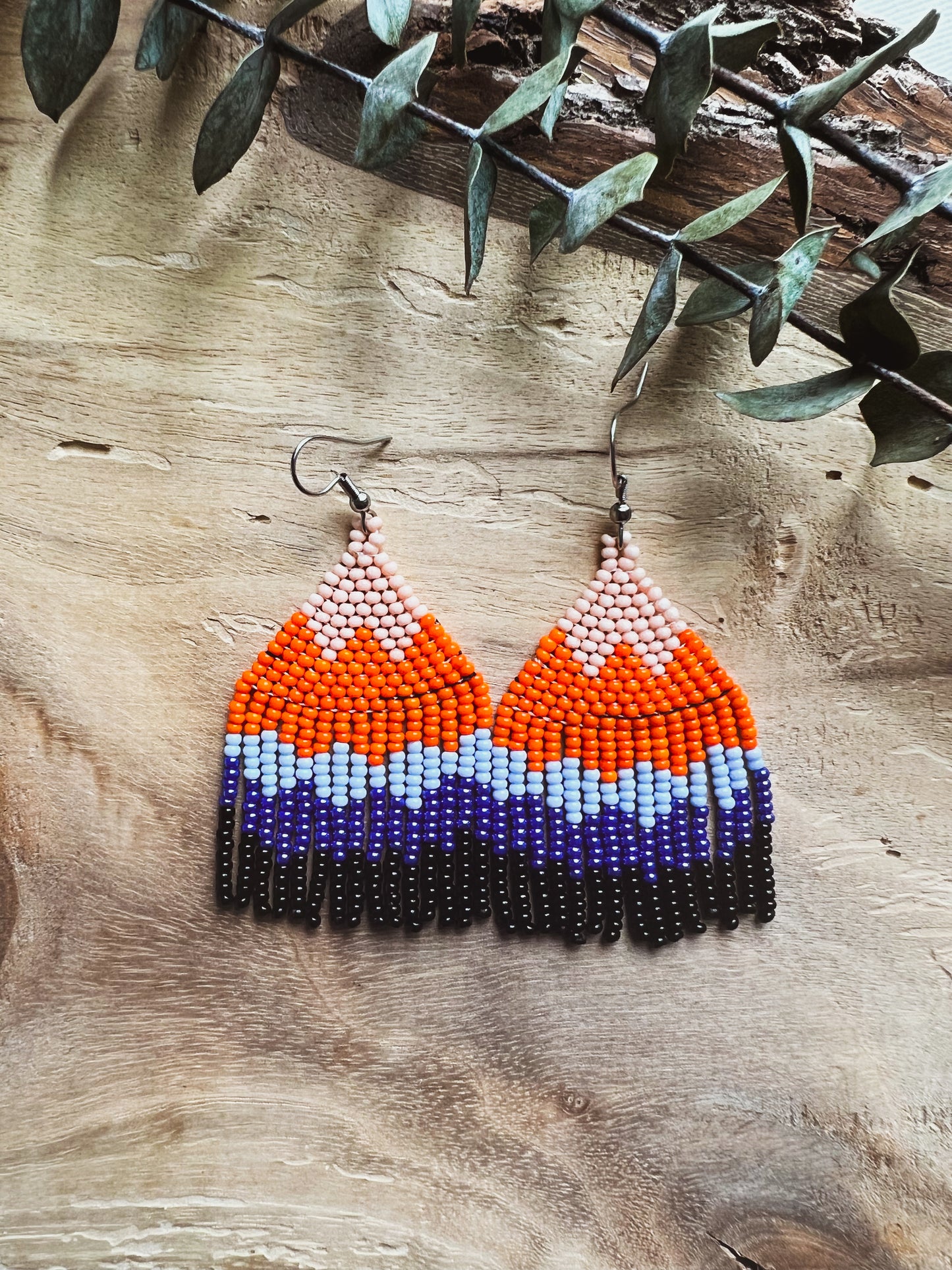 Smoky Mtns ✻ Misak Beaded Earrings