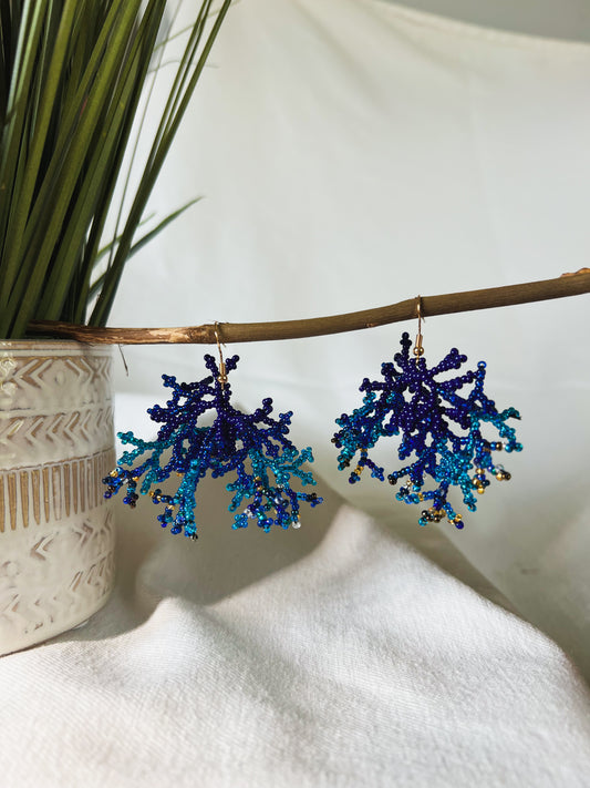 Mini Corals ✻ Inga Beaded Earrings