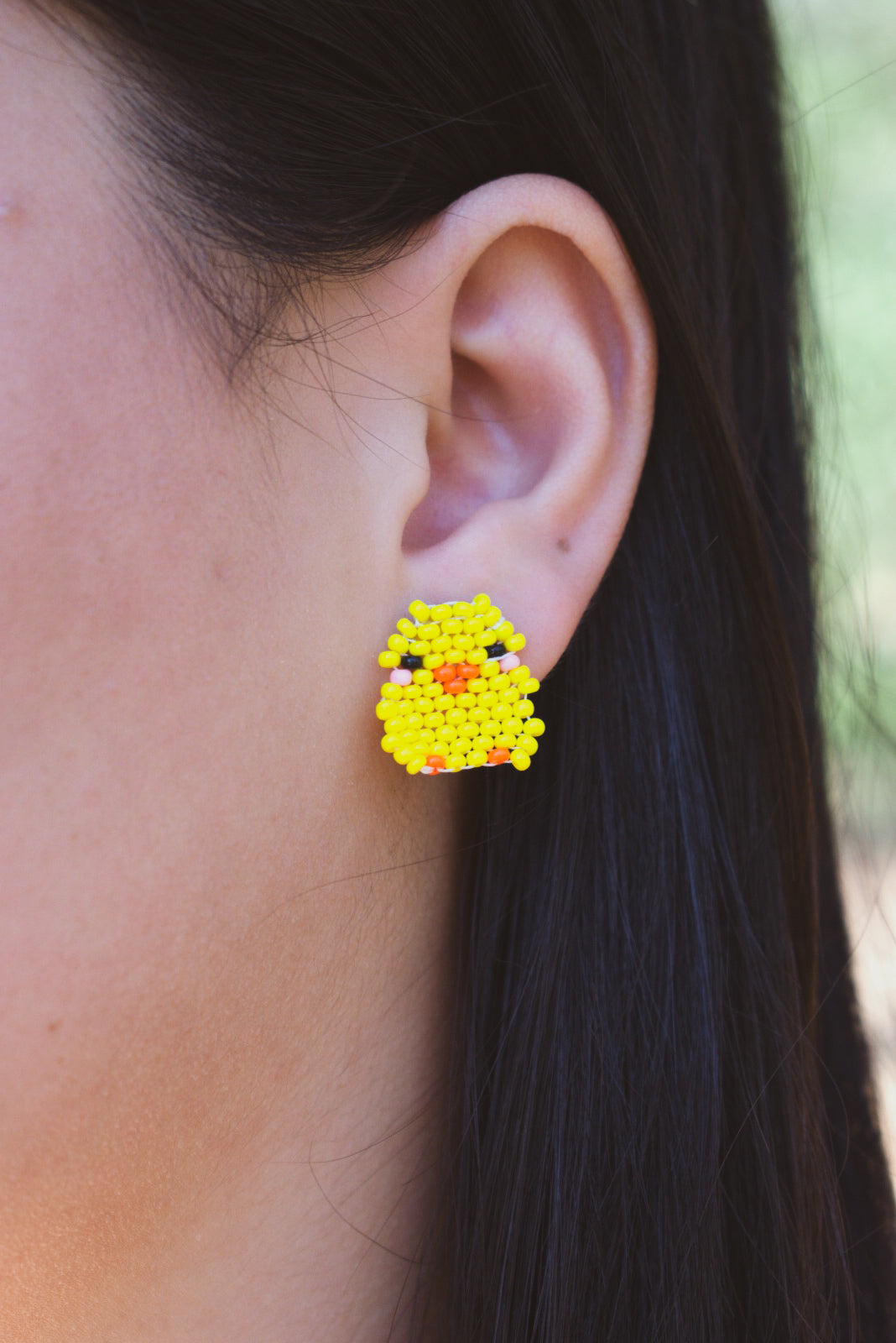 Chick Studs ✻ Embera Beaded Earrings
