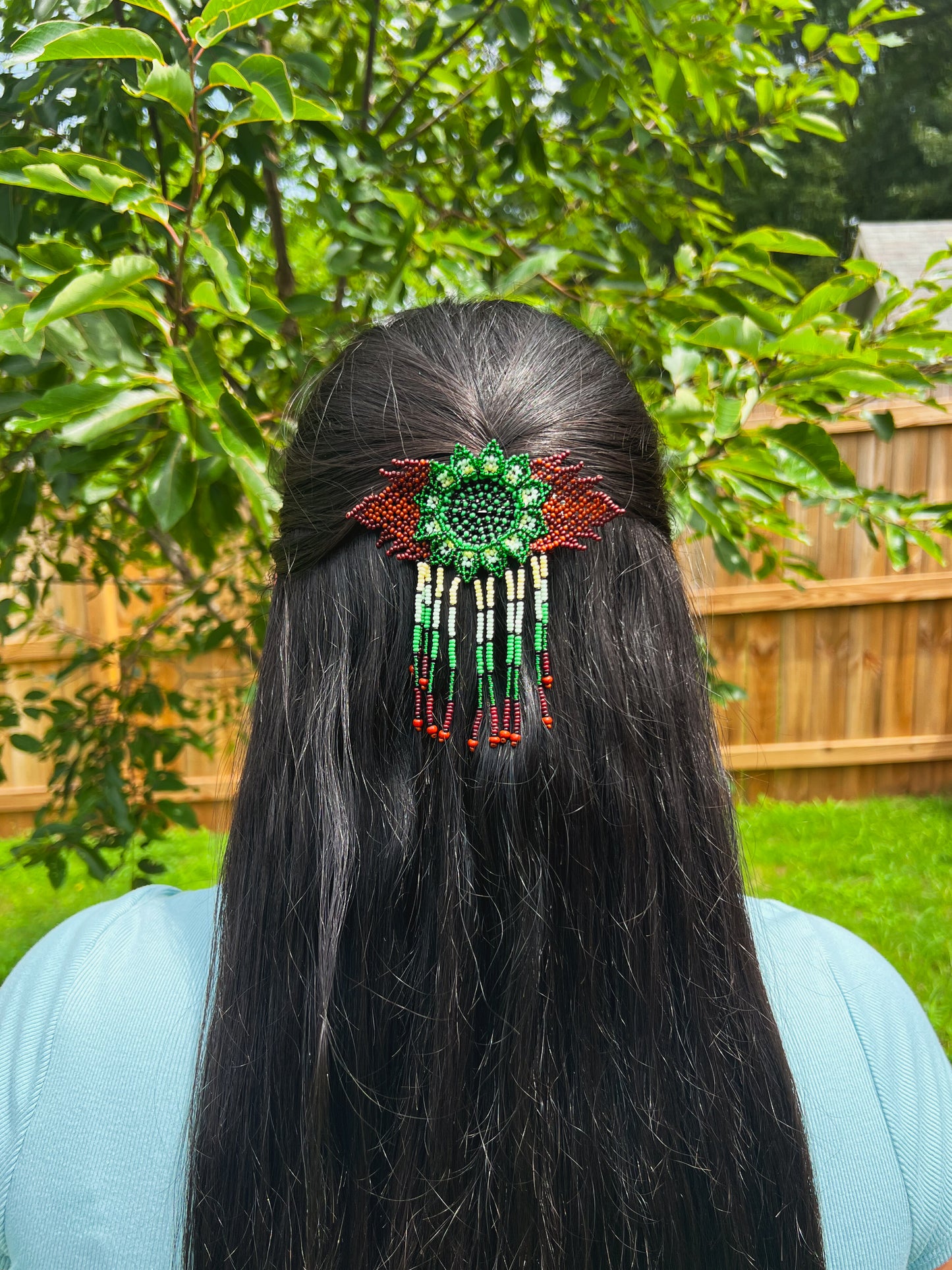 Flor Barrette ✻ Embera Beaded Hair Barrettes