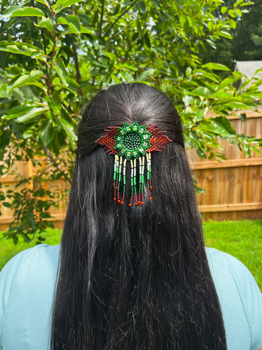 Flor Barrette ✻ Embera Beaded Hair Barrettes