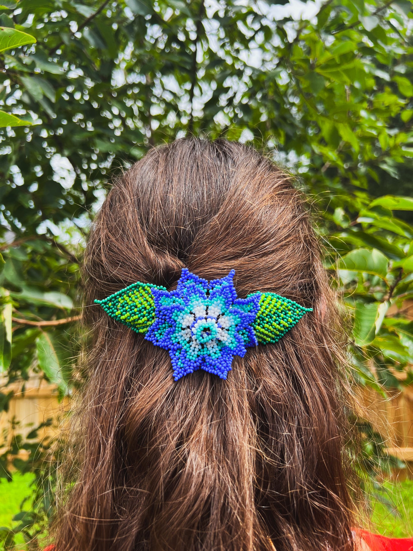 Flor Barrette ✻ Embera Beaded Hair Barrettes