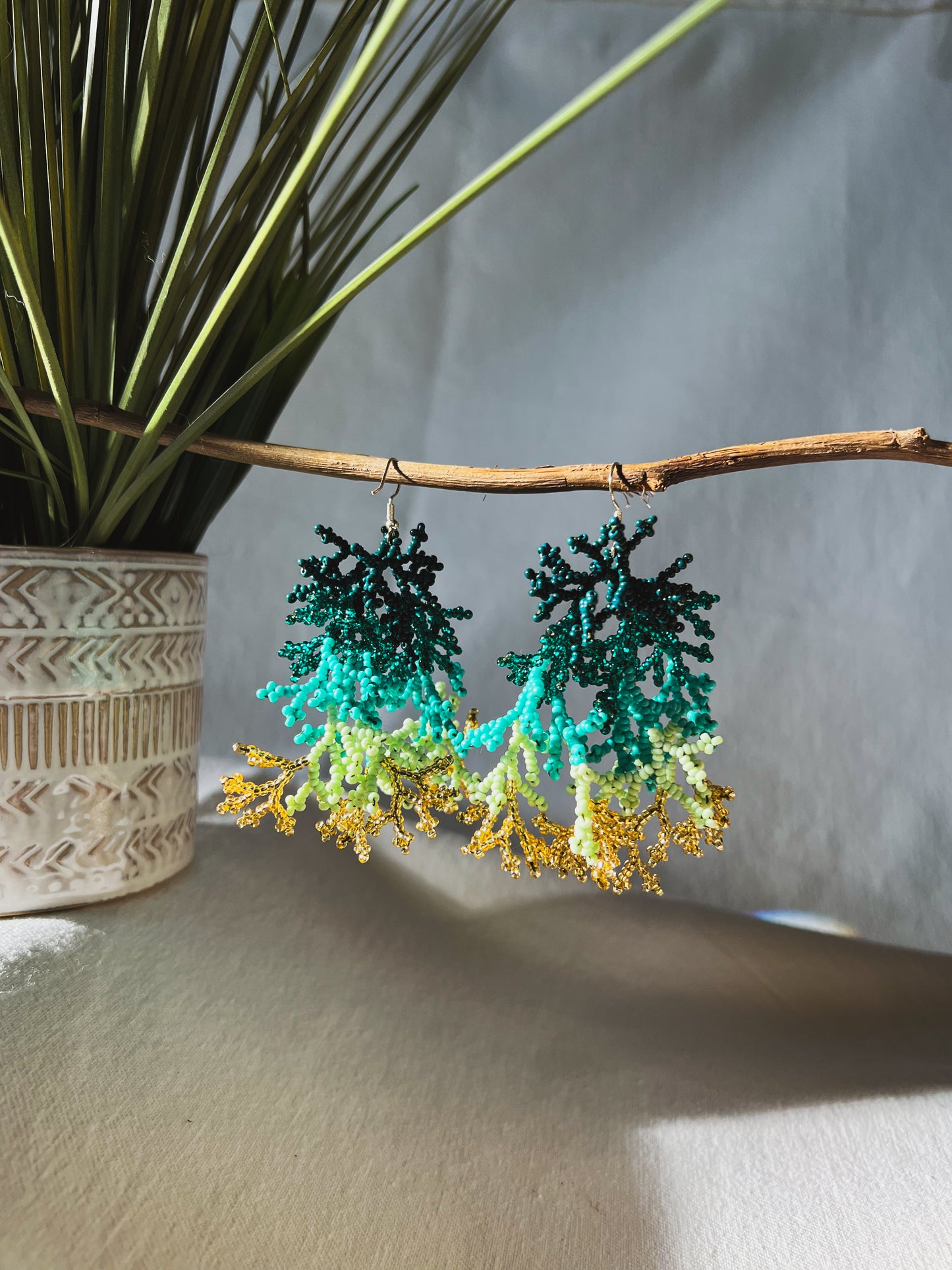 Corals ✻ Inga Beaded Earrings