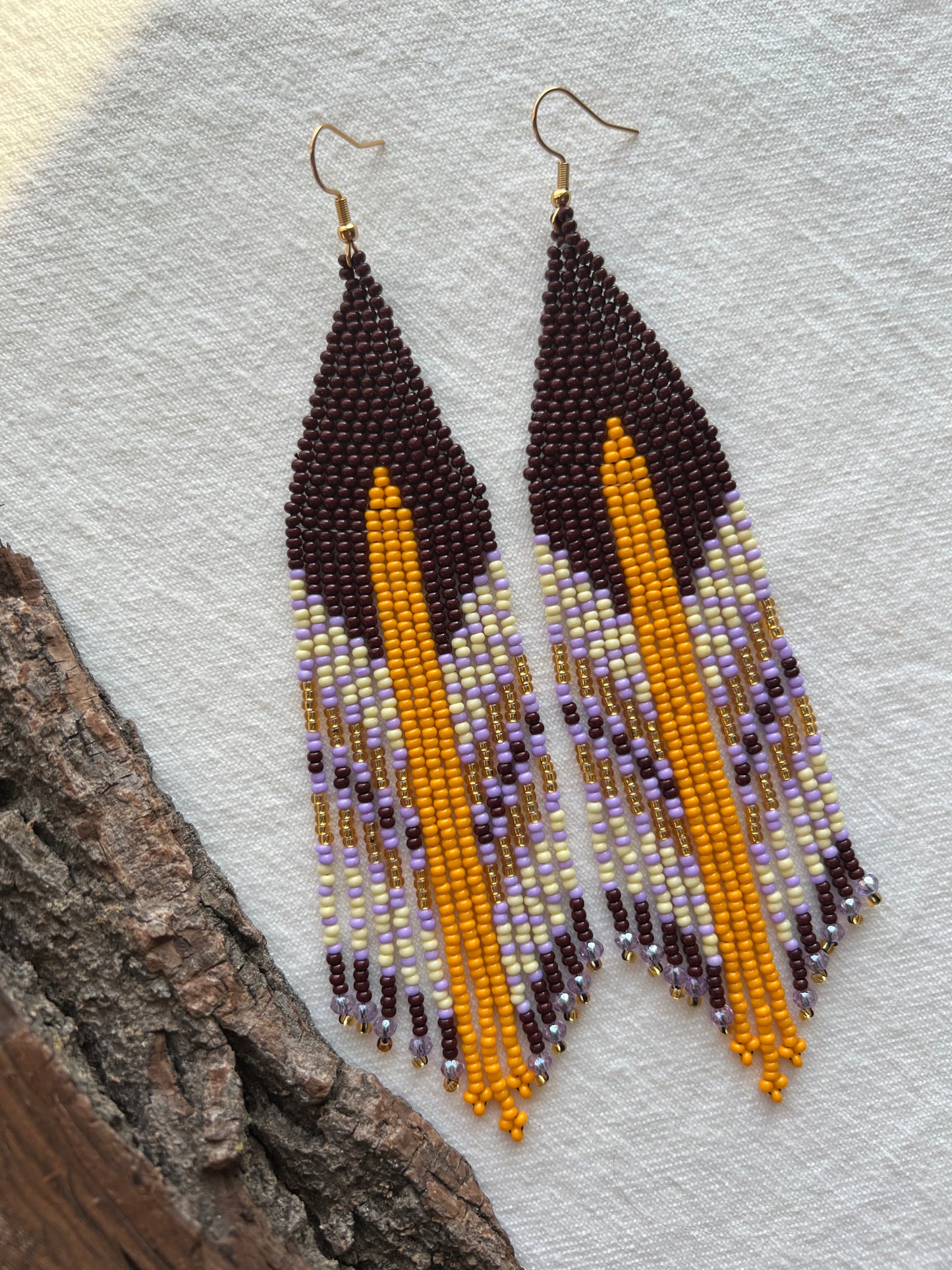 Blackberry ✻ Misak Beaded Earrings