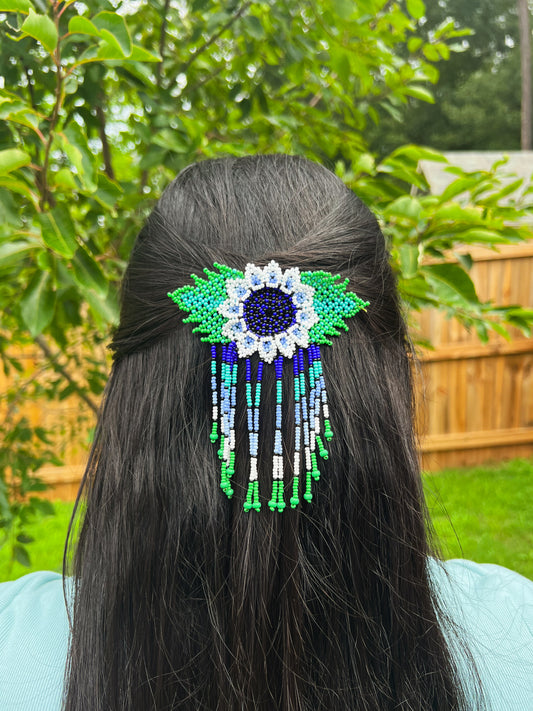 Flor Barrette ✻ Embera Beaded Hair Barrettes