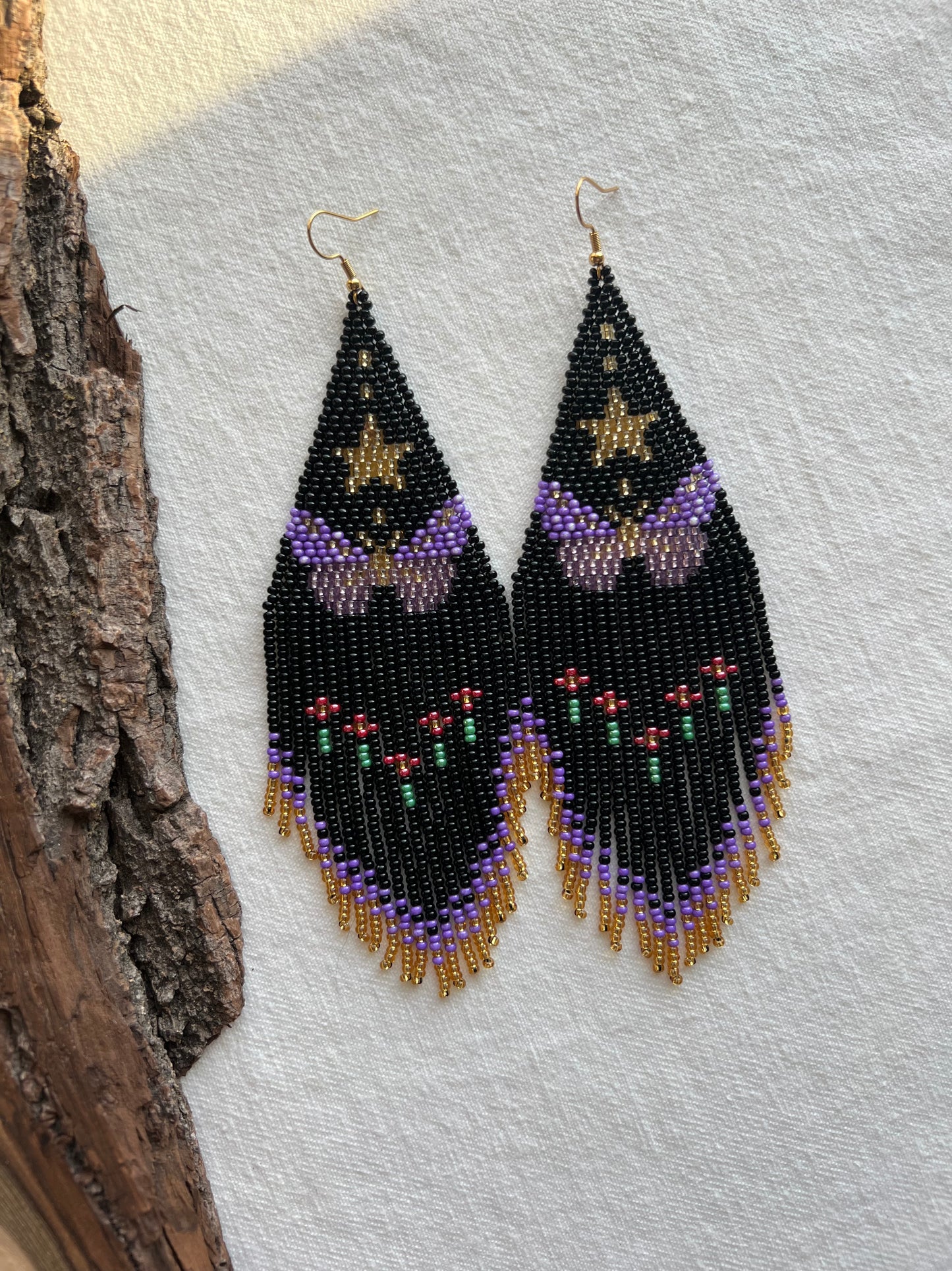 Mari Morada ✻ Misak Beaded Earrings