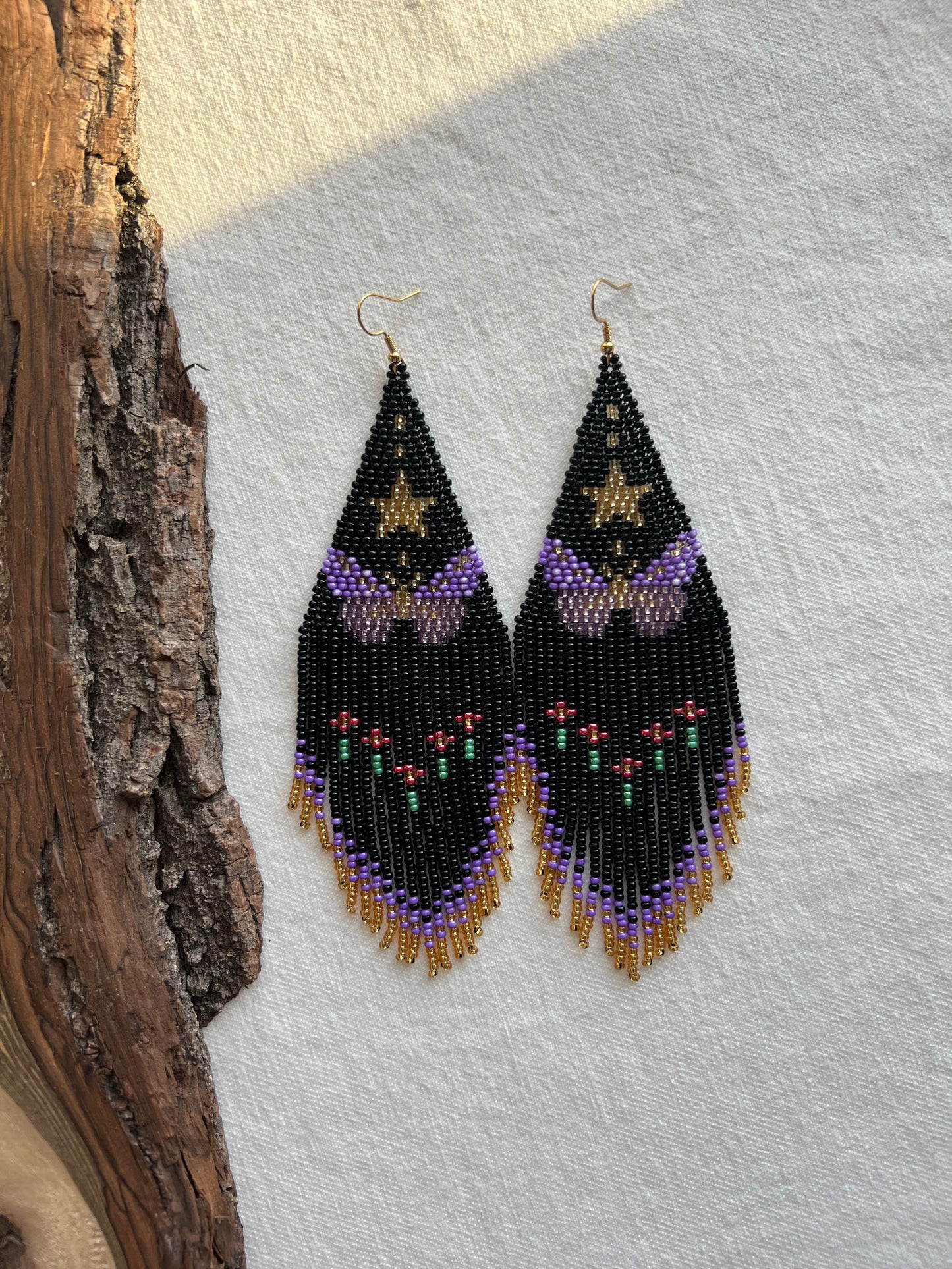 Mari Morada ✻ Misak Beaded Earrings