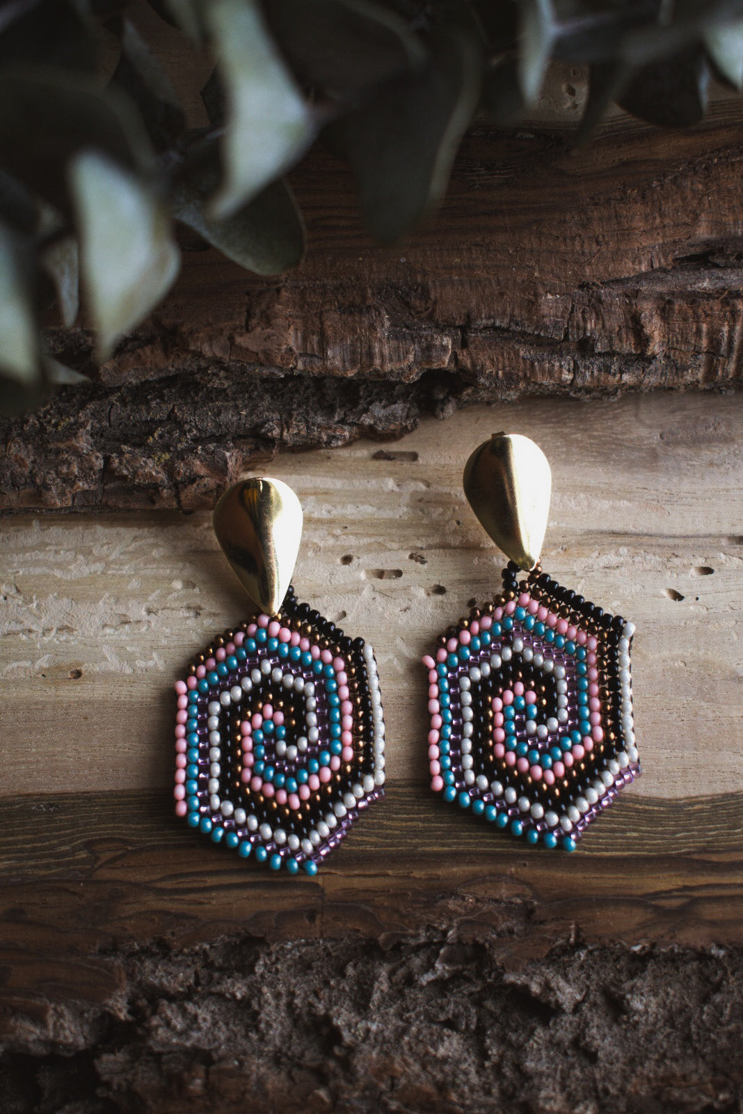 Diamante ✻ Misak Beaded Earrings