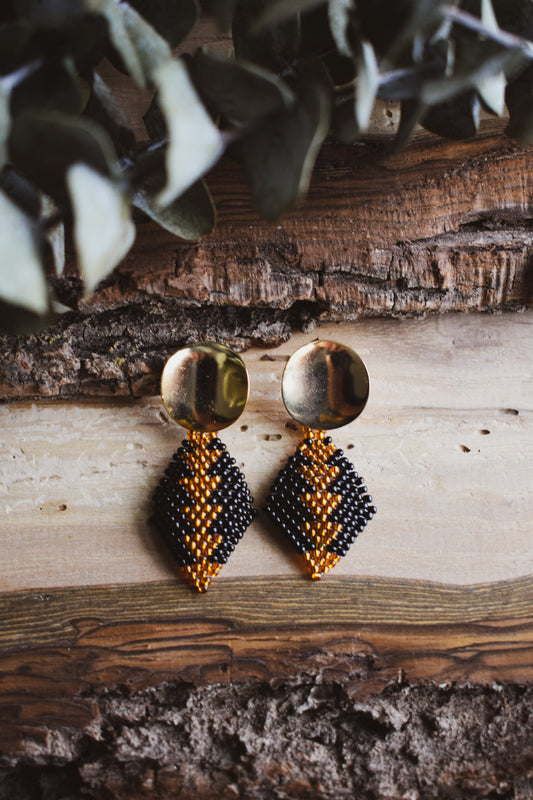 Diamante ✻ Misak Beaded Earrings