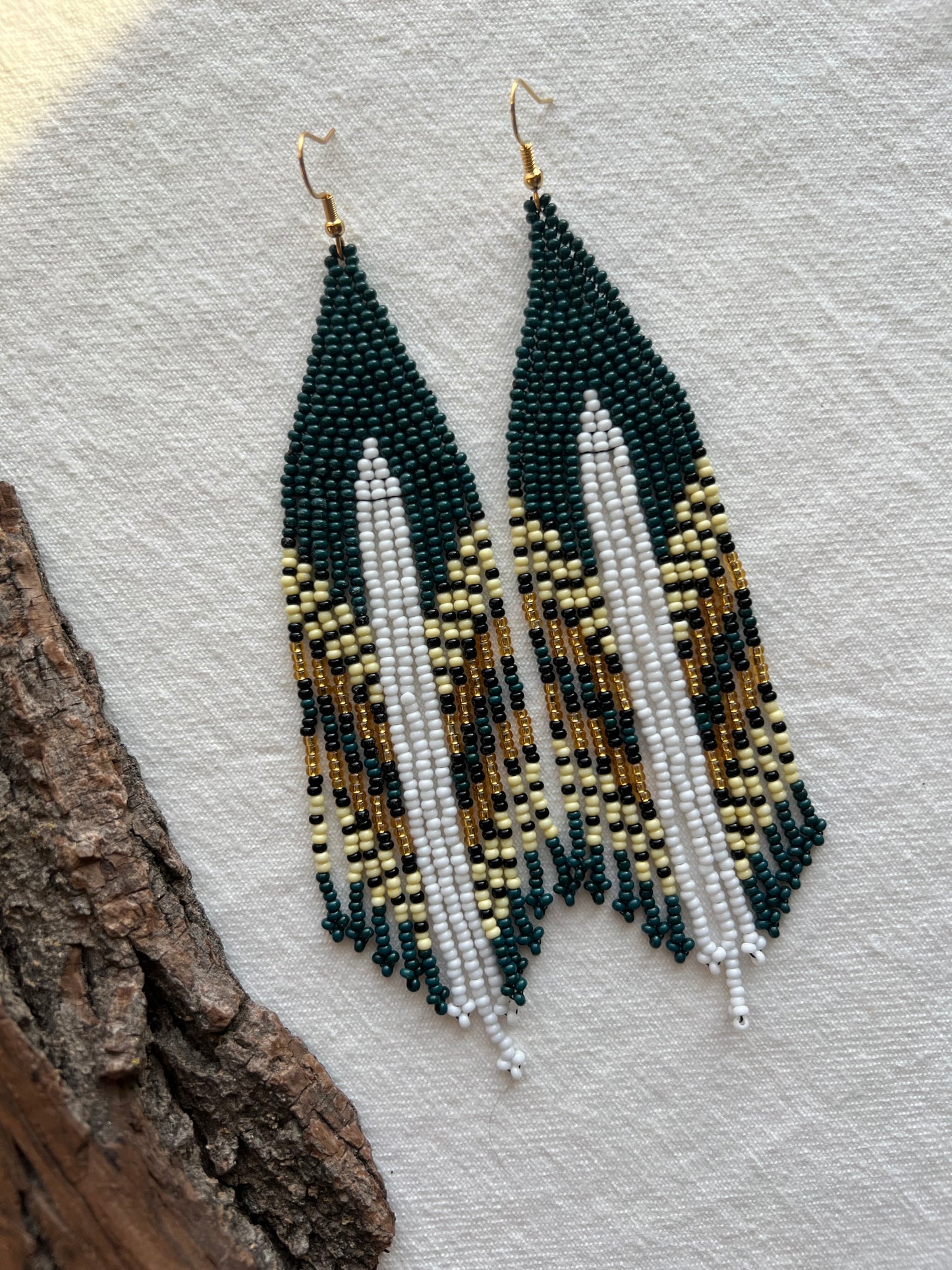 Spruce ✻ Misak Beaded Earrings